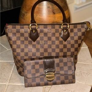 LV Damier Wallet and Bag bundle.
